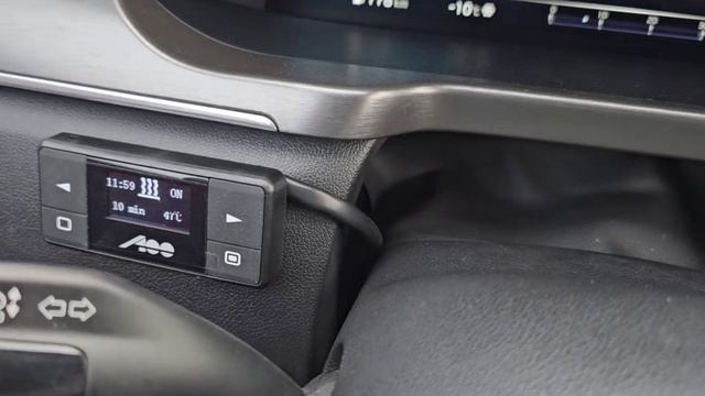 Установка пульта-таймера предпускового подогревателя на КИА Соренто 4. смотреть онлайн