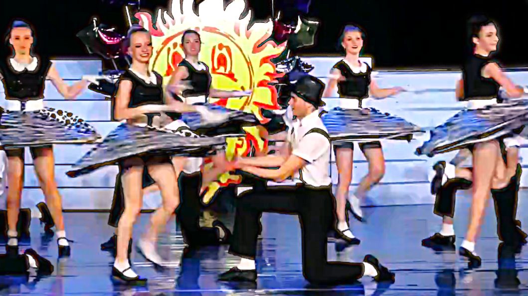 Танец "Рок-н-ролл". #Танцы смотреть онлайн