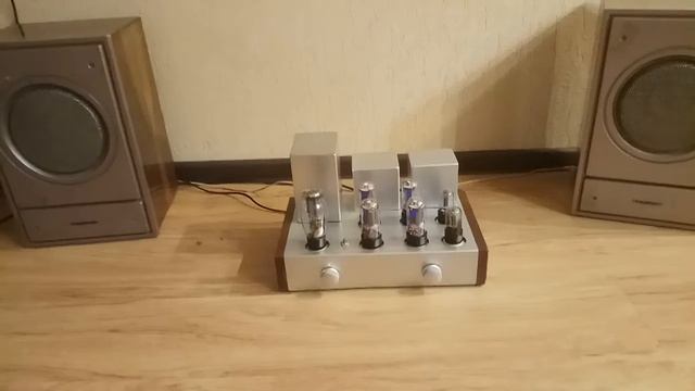 Усилитель PP на лампах 6Н9С+6П3С 2×10Вт