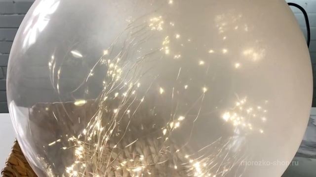 Декоративный подвесной светильник ШАР ПАСКУАЛЕ БЬЯНКО, пластик, AX5322420