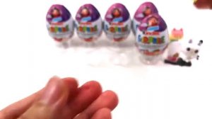 Распаковка 8 яиц-сюрпризов «Киндер Сюрприз» из кукольного домика Габби