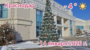 Краснодар - Старый Новый год - Мороз и солнце день чудесный - 14 января 2026 г.