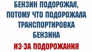 Подорожание топлива.