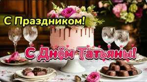 Татьянин день - чудесный повод. 25 января Татьянин день. Поздравляем всех Татьян с праздником.