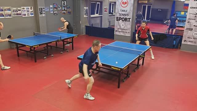 отбор Казачек Г. (602) - Мухин Д. (423) 13.01 настольный теннис на Левашовском, Санкт-Петербург смотреть онлайн