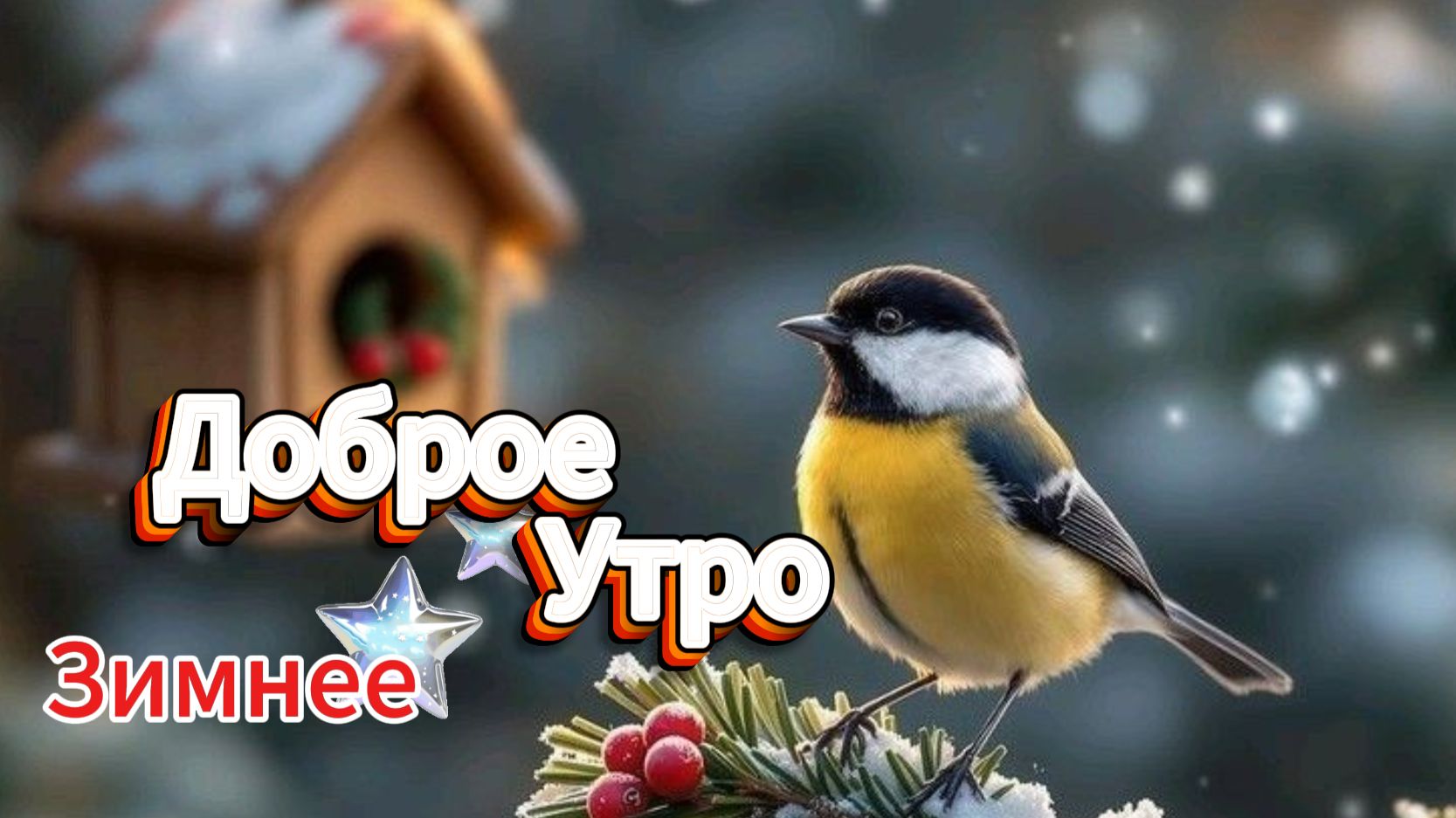 Доброе зимнее утро! Утренний позитив для друзей!