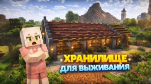 В ЭТОМ ХРАНИЛИЩЕ У ТЕБЯ ПОМЕСТЯТСЯ ВСЕ РЕСУРСЫ |МАЙНКРАФТ ПОСТРОЙКИ