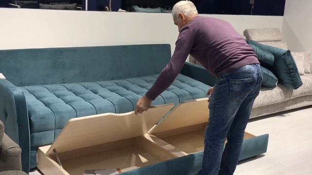 Диван-кровать Гретта с анатомическим спальным местом без стыков смотреть онлайн