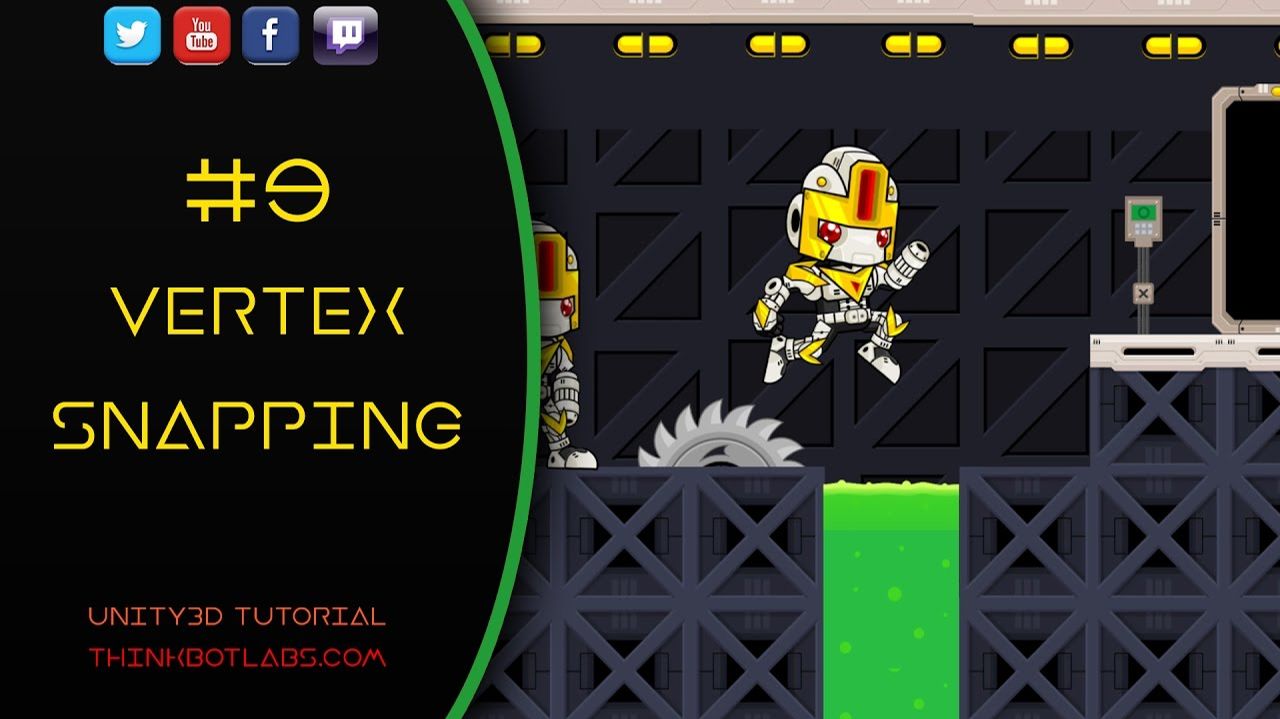 9. Setting up the 2D platform scene using vertex snapping смотреть онлайн