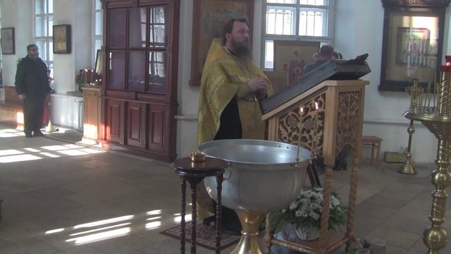 Сенино. Крещение раба Божьего Михаила. 14 октября 2018 года смотреть онлайн