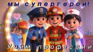 Мы Супергерои! Детская песня про профессии | Развивающие песни