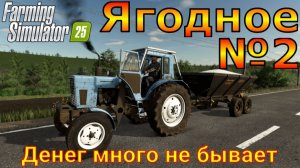 Farming Simulator 25. Ягодное №2. Денег много не бывает.