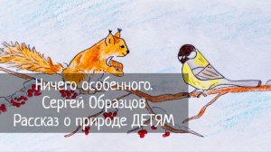 Ничего особенного. / Сергей Образцов / Рассказ о природе ДЕТЯМ