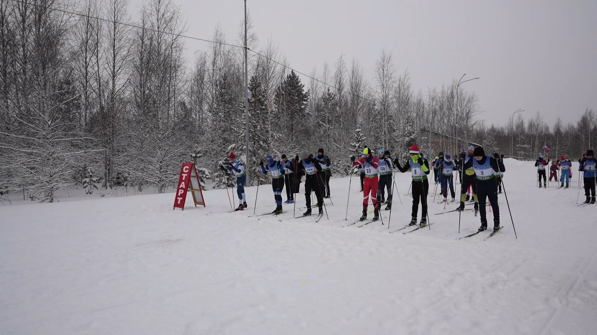 Открытое первенство города по лыжным гонкам в Лангепасе смотреть онлайн