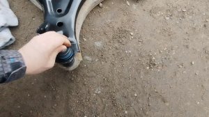 Замена переднего нижнего рычага Санта Фе 2