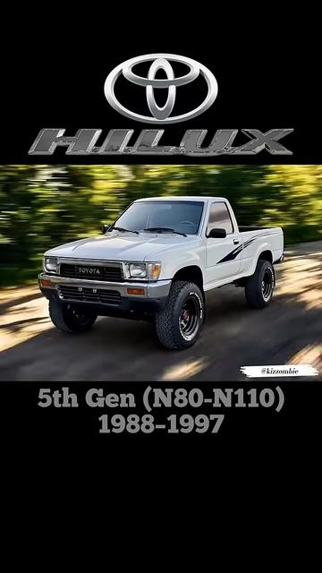 Toyota Hilux (1968-2025) История трансформации автомобиля смотреть онлайн