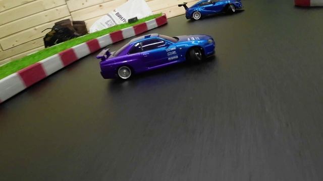 Дрифт машинки Nissan SkyLine D32 and Supra DA3S 24 смотреть онлайн