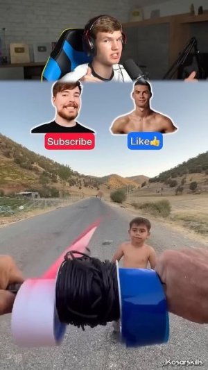 Мистер Бист Vs Роналду: Кто ПОБЕДИТ? 😱⚽ #shorts #шортс #интересно #челлендж #мем #футбол #роналду