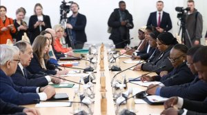 С.В.Лавров с Министром международных отношений Намибии С.Ашипалой-Мусавьи, Москва, 14 января 2026