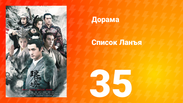 Список Ланъя 1 сезон 35 серия