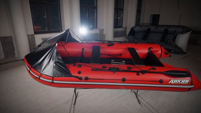 Лодка ПВХ Дикий 360-380 под мотор - краткий облет