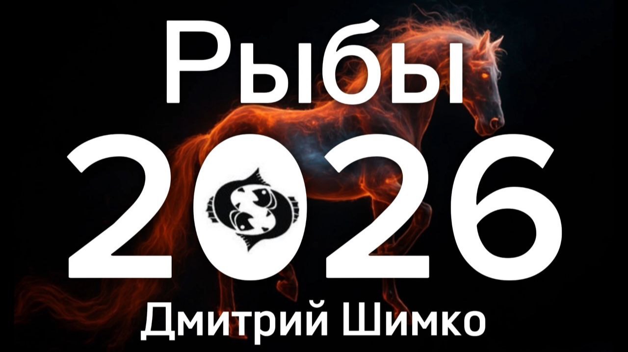РЫБЫ - ГОРОСКОП - 2026 / ДМИТРИЙ ШИМКО смотреть онлайн