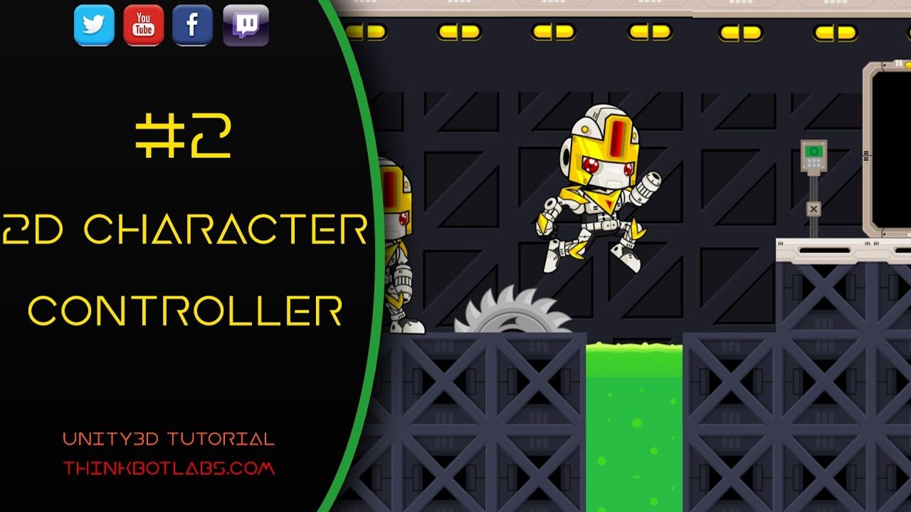 2. Unity 2D Character Controller: Move and Run смотреть онлайн