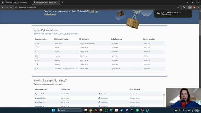 3 -Installing Python (for PyCharm) смотреть онлайн