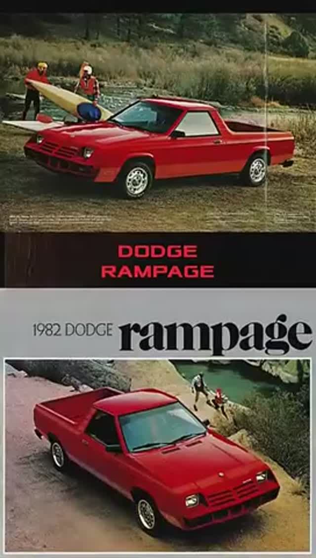 Неистовый и Неубиваемый Dodge Rampage 1982 - 2024 #shorts