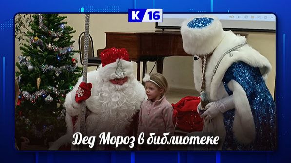 Дед Мороз посетил библиотеку имени Маяковского смотреть онлайн