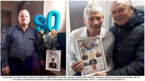 Поздравляем ЮБИЛЯРОВ.