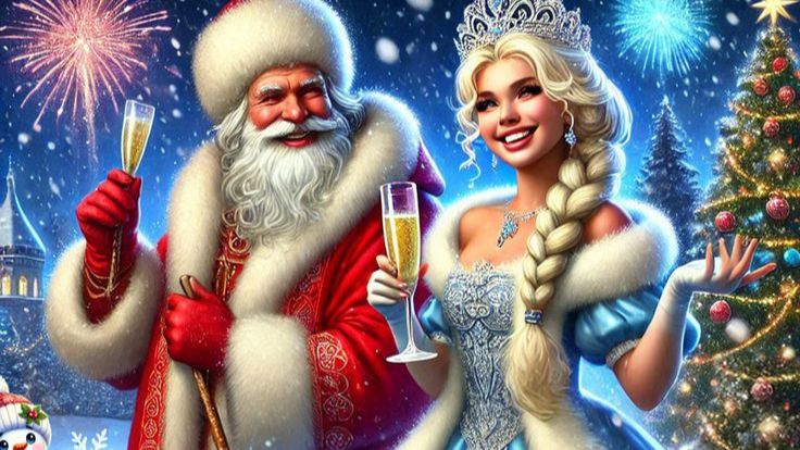 ©Старый Новый год! С.Весенин-стихи и песни смотреть онлайн