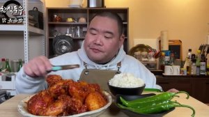 Пряные куриные ножки с картошкой МУКБАНГ Mukbang