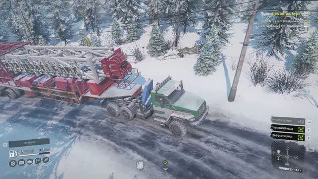 SnowRunner Скользкий подъем смотреть онлайн