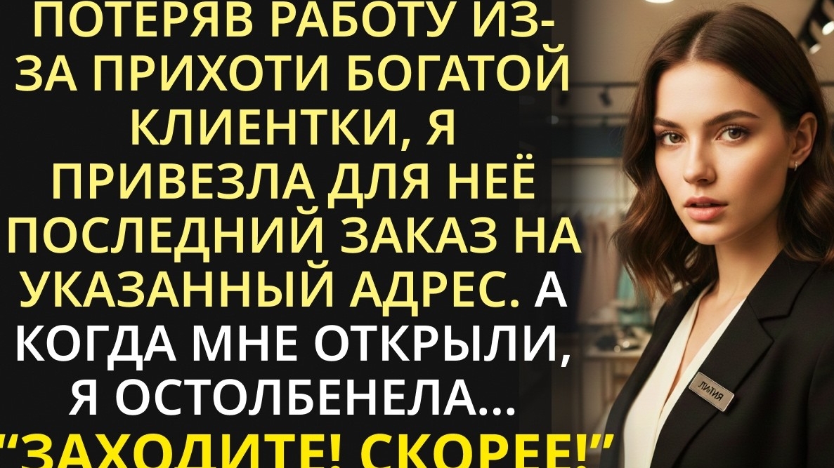 Нехотя приехав с заказом для вздорной клиентки, я ещё не знала, в какой переплёт я попаду из-за неё смотреть онлайн