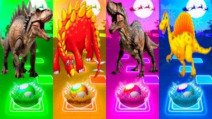 Coffin Dance Динозавры 288 уровень - Мультики про Динозавров | МУЛЬТФИЛЬМЫ ДИНОЗАВРЫ в Tiles Hop