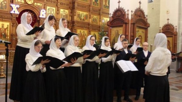 Христос рождается — славите. Хор певчих Свято-Елизаветинского храма.