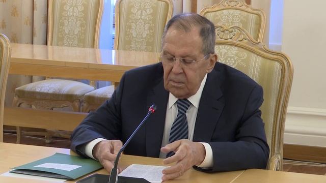 С.Лавров и С.Ашипала-Мусавьи, Москва, 14 января 2026 года