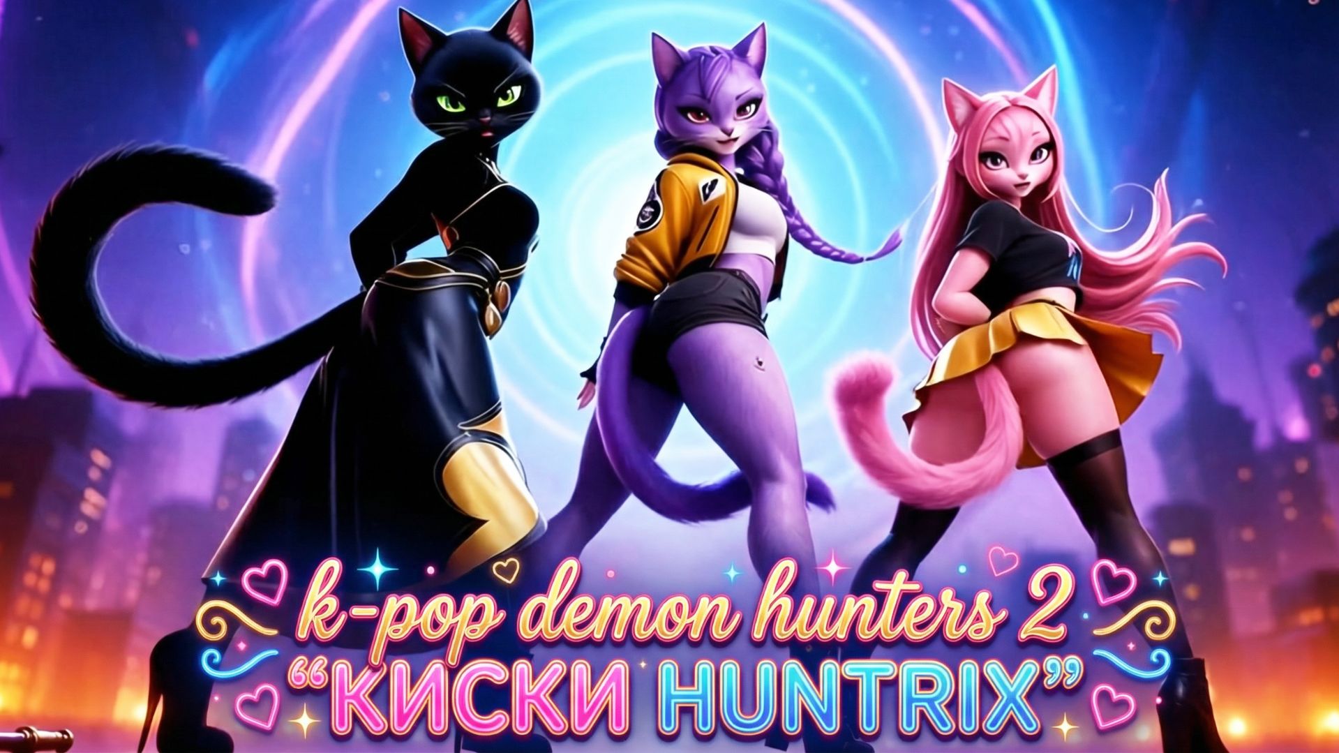 К-Поп Охотницы на Демонов 2: КИСКИ HUNTRIX | Любовь и Когти 😺🗡️ смотреть онлайн