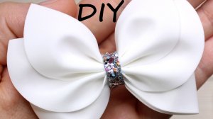 Мастер-класс бант из фоамирана простой способ