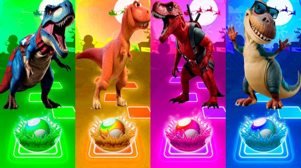 КАКОЙ ДИНОЗАВР ЛУЧШЕ? Tiles Hop 291 уровень