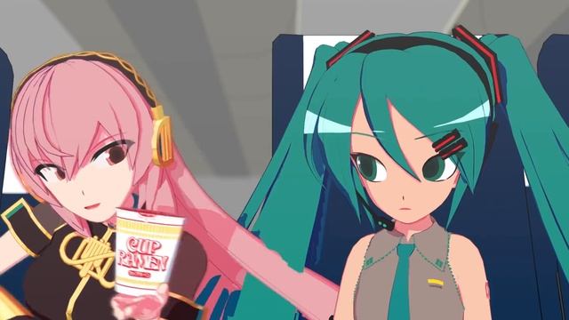 Miku Goes Flying 2. The Animation смотреть онлайн