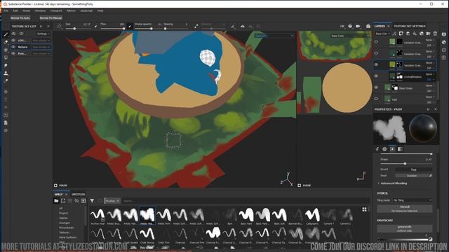 How To Easily Create Handpainted Models in Blender & Substance Painter - Stylized Station (1080p, h2