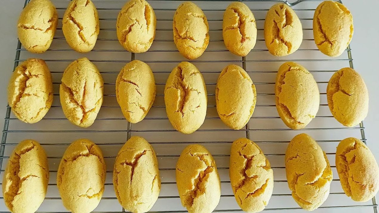 Молочное печенье рассыпчатое без глютена! Печенье из кукурузной муки. смотреть онлайн