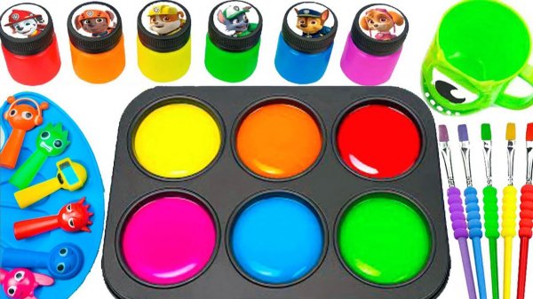 Мультики для детей и малышей. Превращение слаймов в мемы. Мультики залипалки для девочек