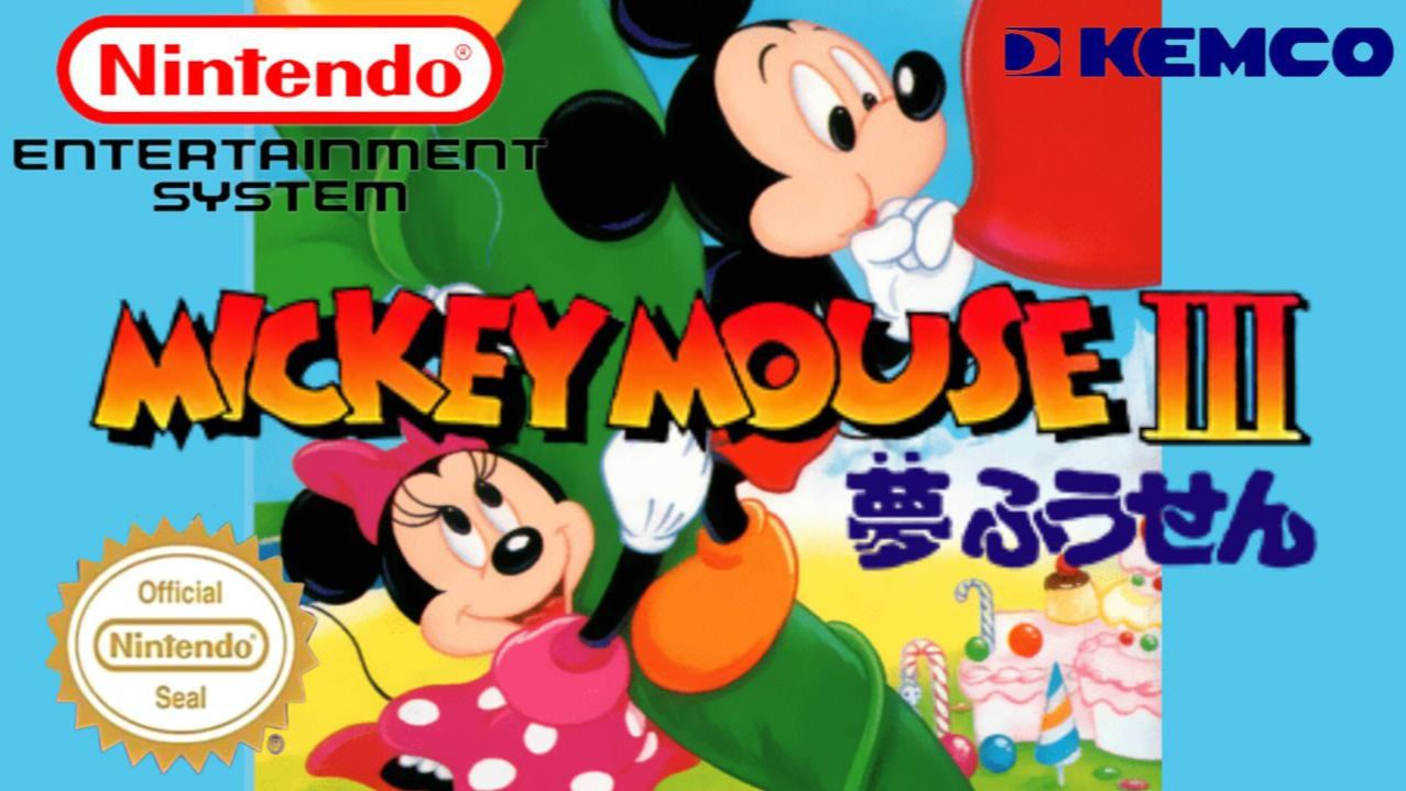 Mickey Mouse III - Yume Fuusen | NES | Полное прохождение смотреть онлайн