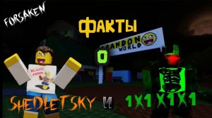 ФАКТЫ  О SHEDLETSKY И 1X1X1X1