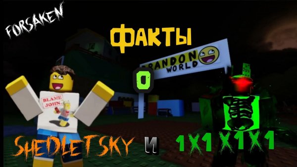 ФАКТЫ О SHEDLETSKY И 1X1X1X1