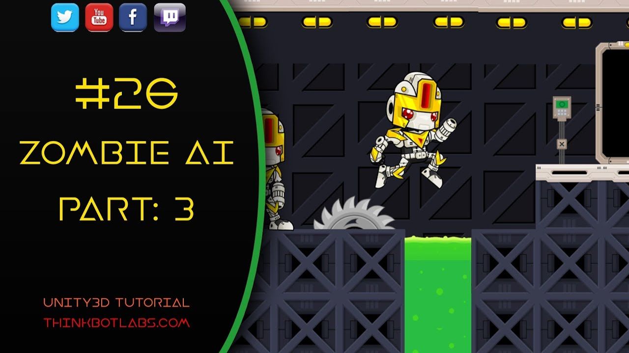 26. Zombie Enemy AI Part 3 in Unity3D смотреть онлайн