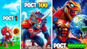 Рост Динозавра Человека Паука умножается с Каждым разом в ГТА 5